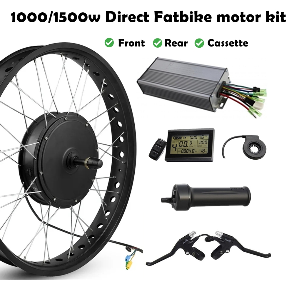 1000w/1500w/3000w direct fatbike motor kit